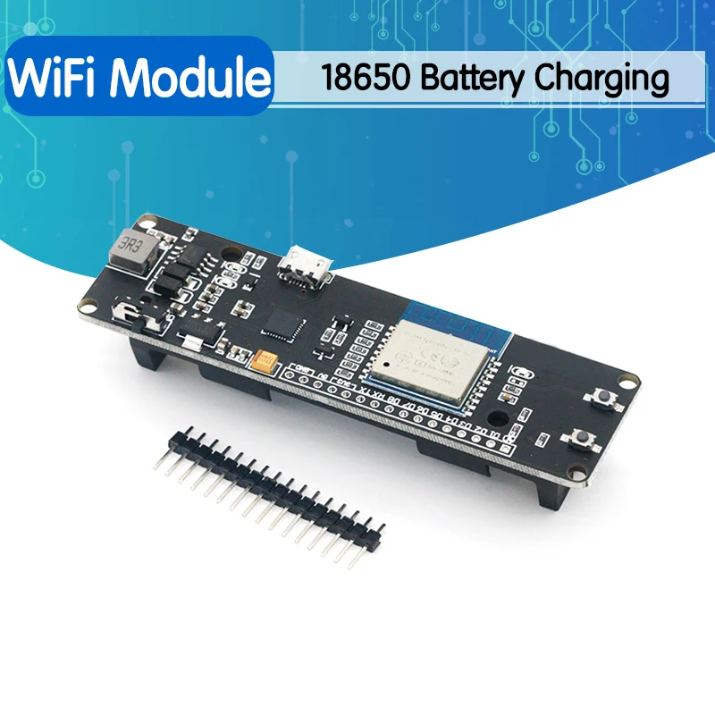 

Для WeMos D1 ESP8266 Mini WiFi беспроводной модуль Nodemcu 18650 плата разработки батареи Esp-Wroom-02 материнская плата 1A PWM I2C