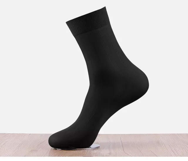 

Bamboo Fiber Socks Men Casual Business Anti-Bacterial Breatheable Men's Middle Socks High Quality Sock