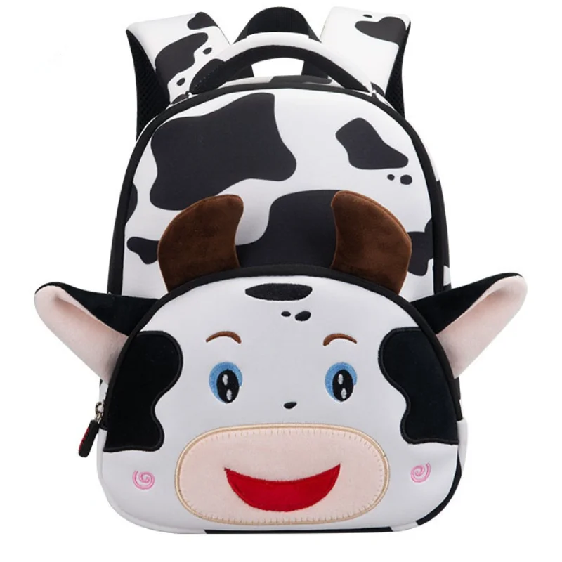 

Школьный рюкзак с аниме для девочек и мальчиков, милый детский школьный ранец с крупным рогатого скота, детский школьный портфель для детского сада и дошкольного возраста, дорожная сумка