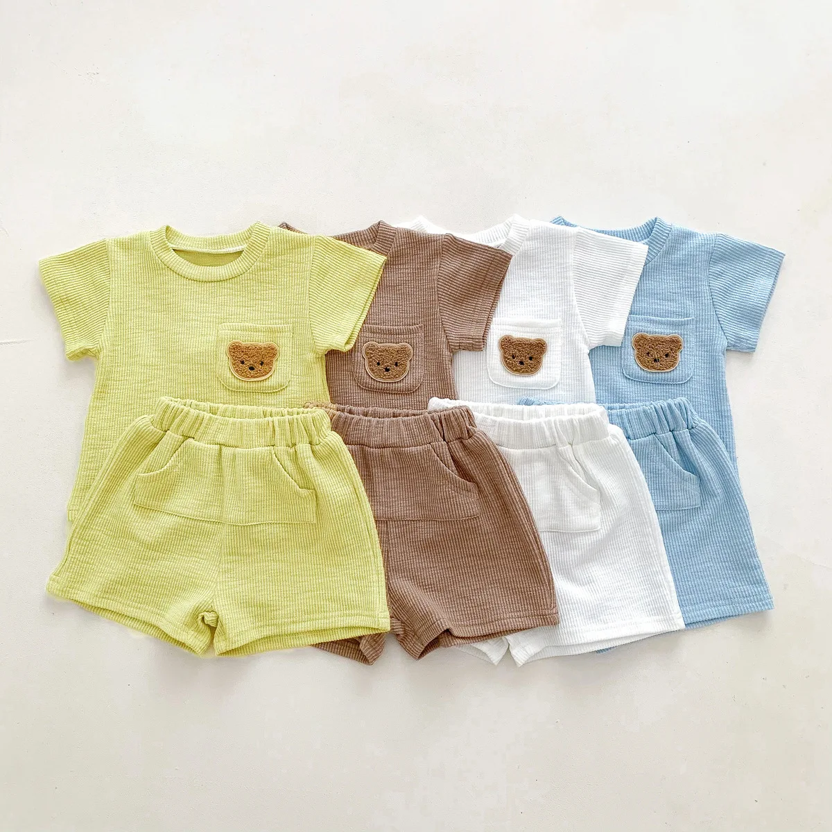 

Summer Children Clothes Sets Sports Clothes For Baby Girl Boy Clothing Sets T-shirts+Shorts 2 Piece Kids 1-6Years old Clothing