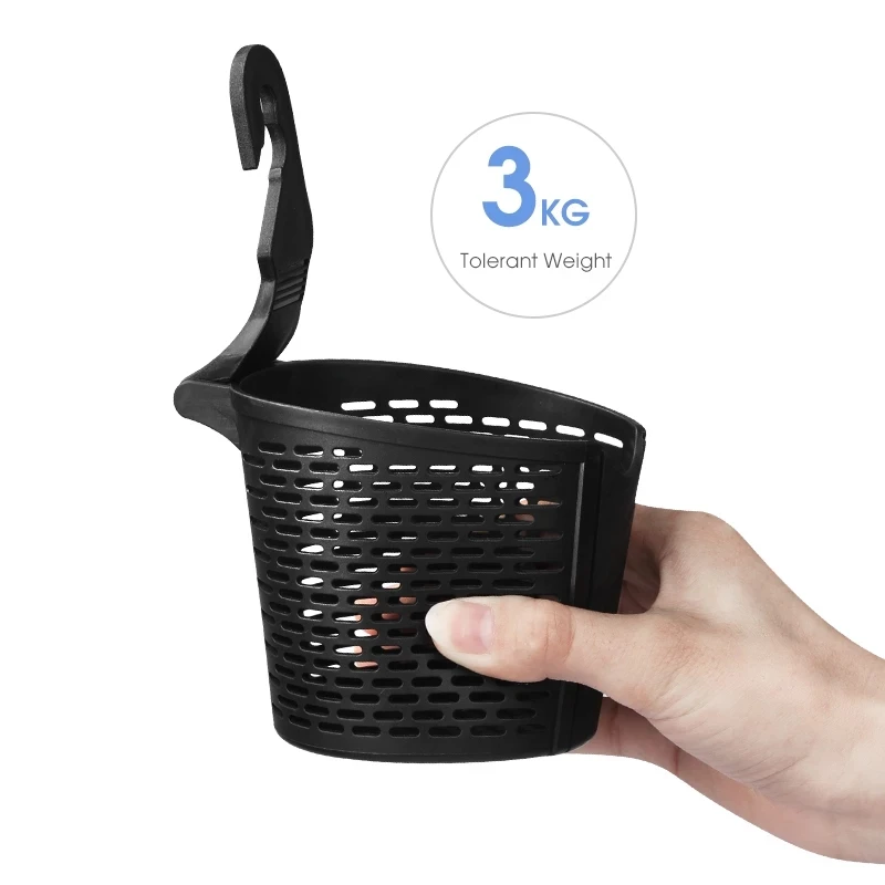 

Seat Back Hooks Organize Storage Basket Phone Holder Universal Car Accessories