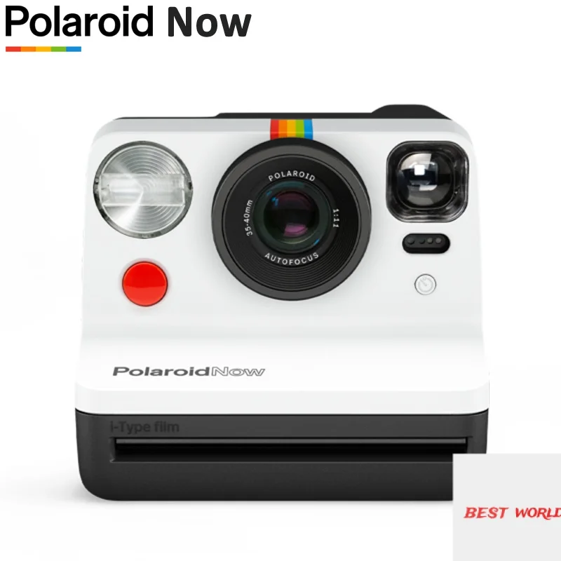 

Polaroid Now i‑Type Instant Camera Black & White Instax Camera