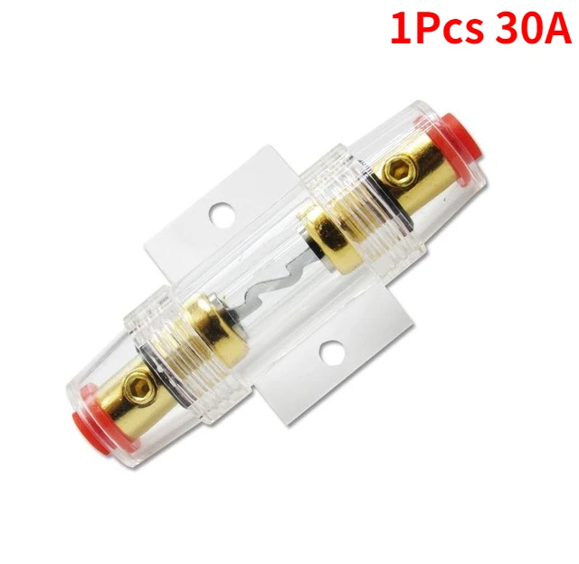 

5 шт., держатель предохранителя для ремонта автомобильной аудиосистемы, провод калибра 4/8 и 10 с предохранителями 60 А, держатель предохранителя 30 А/60 А/100 А для автомобильного аудио, автоматический усилитель