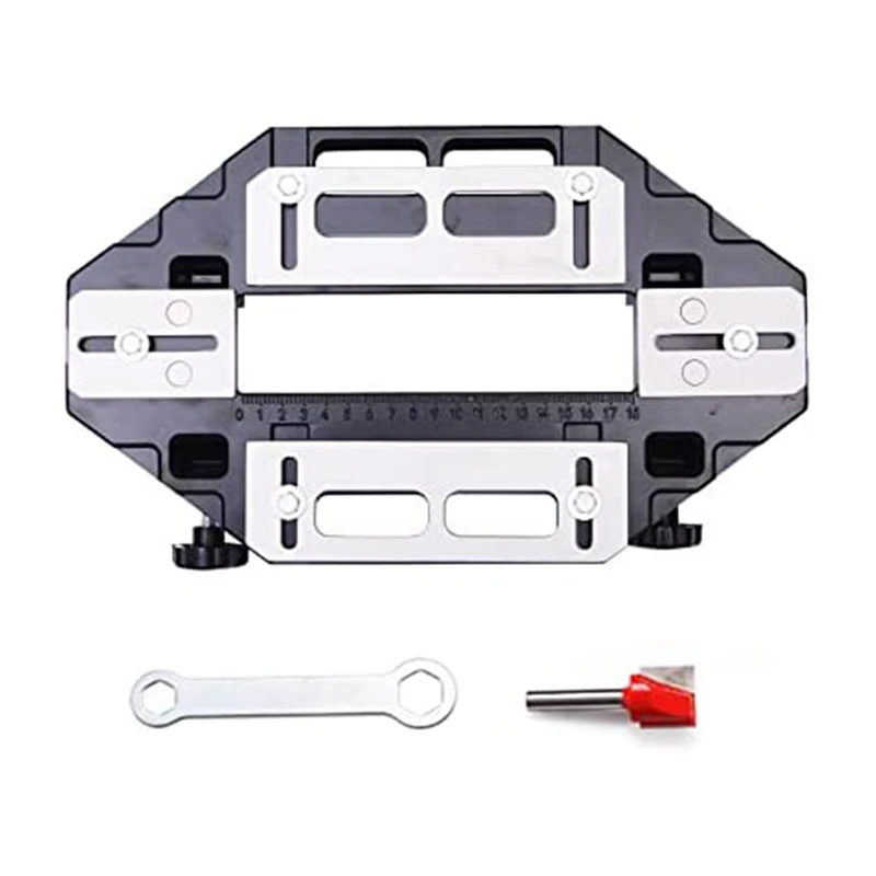 

Hot Sale Wood Door Hinge Hole Opener Door Hinge Template Jig Door Lock Cabinet Router Door Jamb Hinge Installation Kit