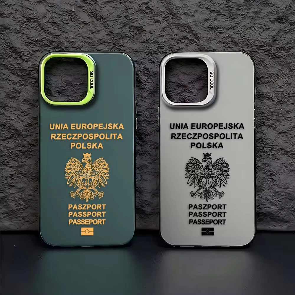 Фото Чехол для телефона с польским паспортом для Samsung Galaxy A14 A15 5G S21 S22 S23 S24 5G FE Plus Ultra A25 A35 A52 A53 A54 A55 5G №3