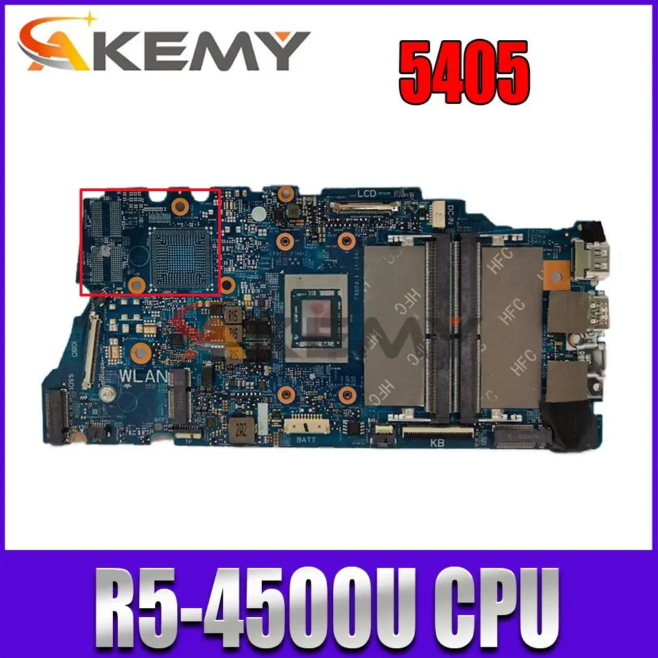 

Материнская плата для ноутбука Dell INSPIRON 19852 5405-1, модель 0YX59Y с ризен 5 4500U, работает идеально