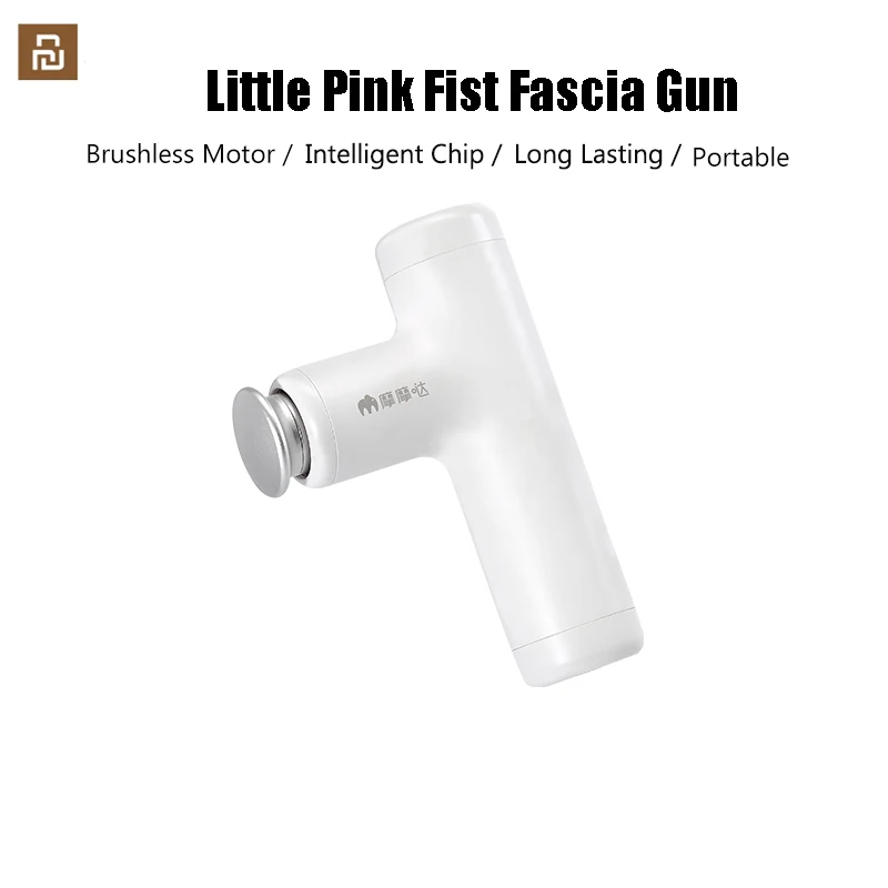 

Youpin Percussion Body Muscle Massger Pocket Massage Gun Pain Relief Tissue Relaxation Exercising Mini Fascia Gun with 4 Heads