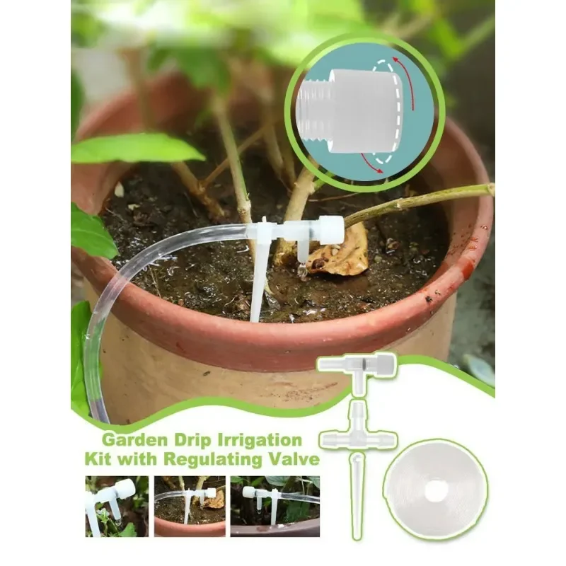 Комплект капельного орошения для сада с регулирующим клапаном Устройство полива