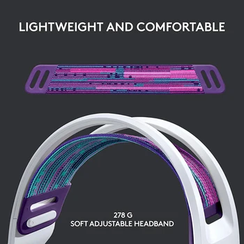 Logitech G733 LIGHTSPEED Wireless Gaming Headset With Mic PRO-G Audio Drivers Suspension Headband RGB Headphones for PC/PS 5