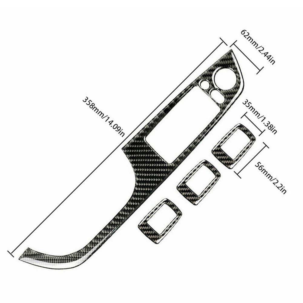 

Brand New Carbon Fiberc For BMW 3 Series Switch Button Cove Switch Button Cover Button Switch Cover Carbon Fiber