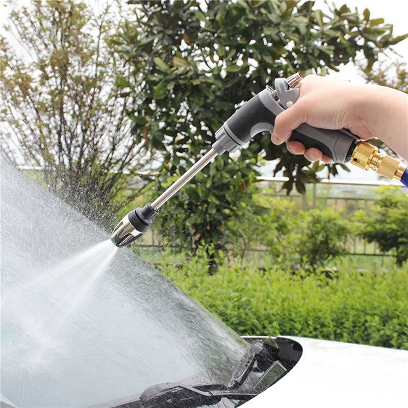 

Портативный водяной пистолет высокого давления для очистки автомойки садовый поливочный шланг Насадка спринклер пенопластовая вода