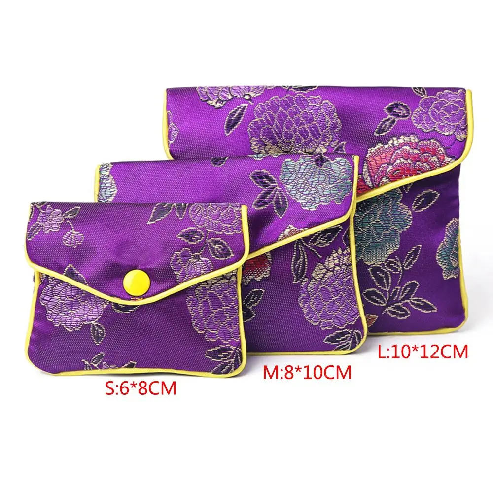 

Винтажная шелковая сумочка для украшений foundtwo