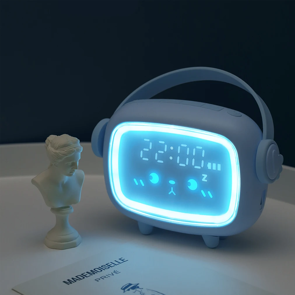 Светильники ночной с таймером света. Kids Alarm Clock children's Sleep Trainer. Будильник для пробуждения