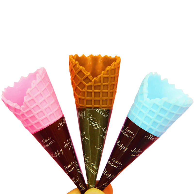 

10 шт./компл. креативная 3D имитация мороженого конус Смола Кабошон Декор ремесла миниатюрная поддельная еда DIY украшения вечеринка подарок