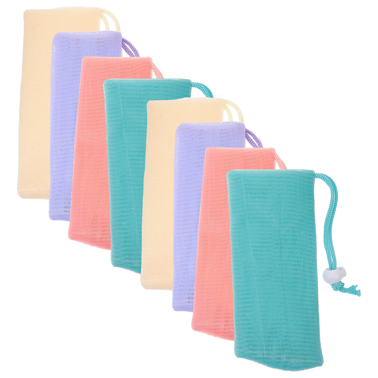 

8pcs Soap Save Bags Mesh Soap Pouches Bar Soap Bags Soap Foaming Bags for Bathroom
