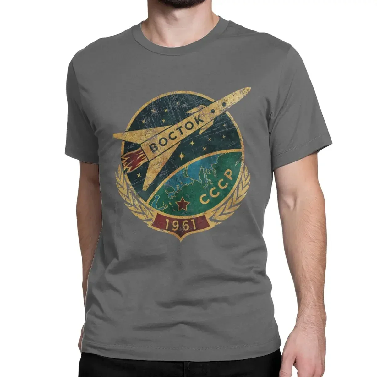 Футболка Мужская/Женская хлопковая с коротким рукавом и круглым вырезом