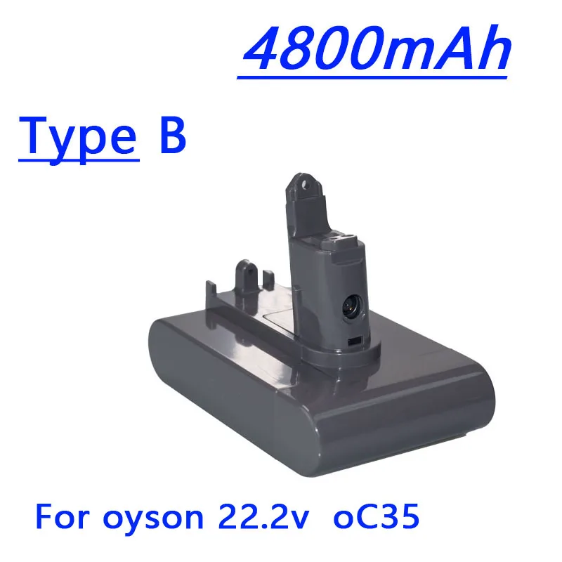 

22.2V B 4800mAh DC34 Type-B Battery For Dyson DC31 DC31B DC35 DC44 DC45 Handheld Power Tool Battery