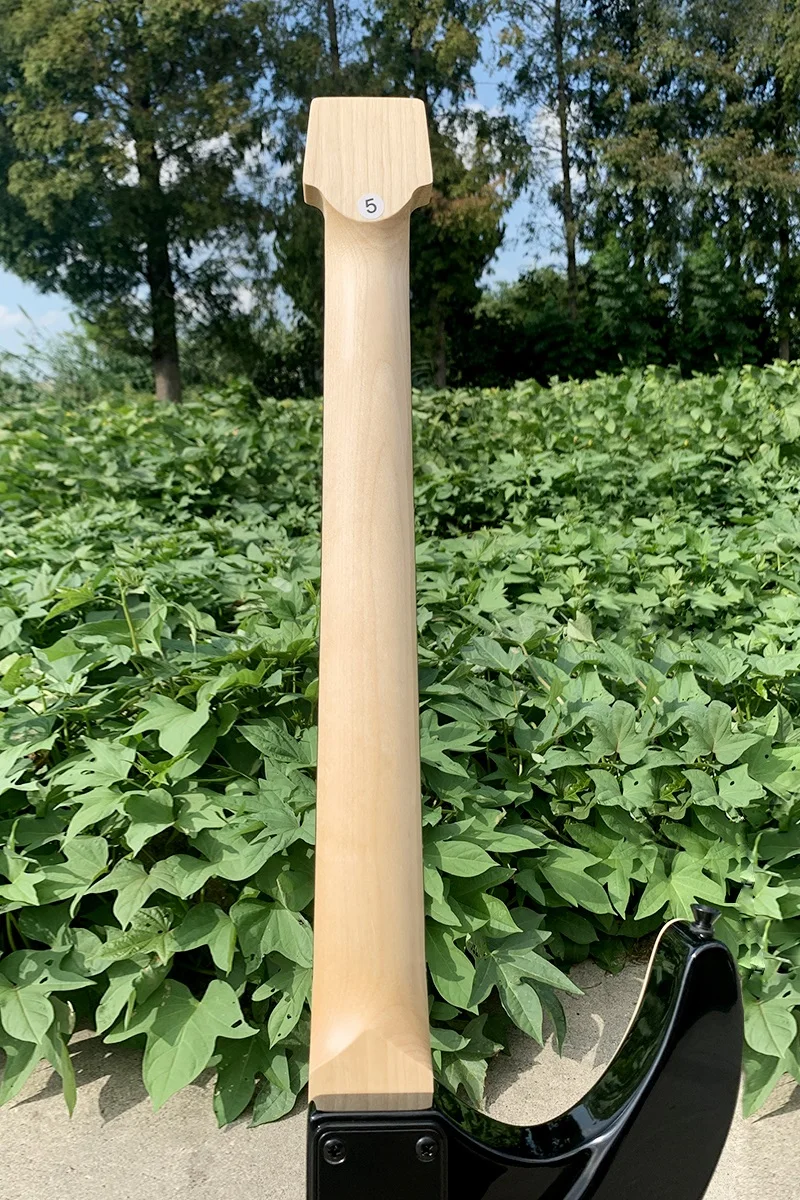 Электрогитара Aiersi без головы черный цвет ясеневое дерево звукосниматели HB