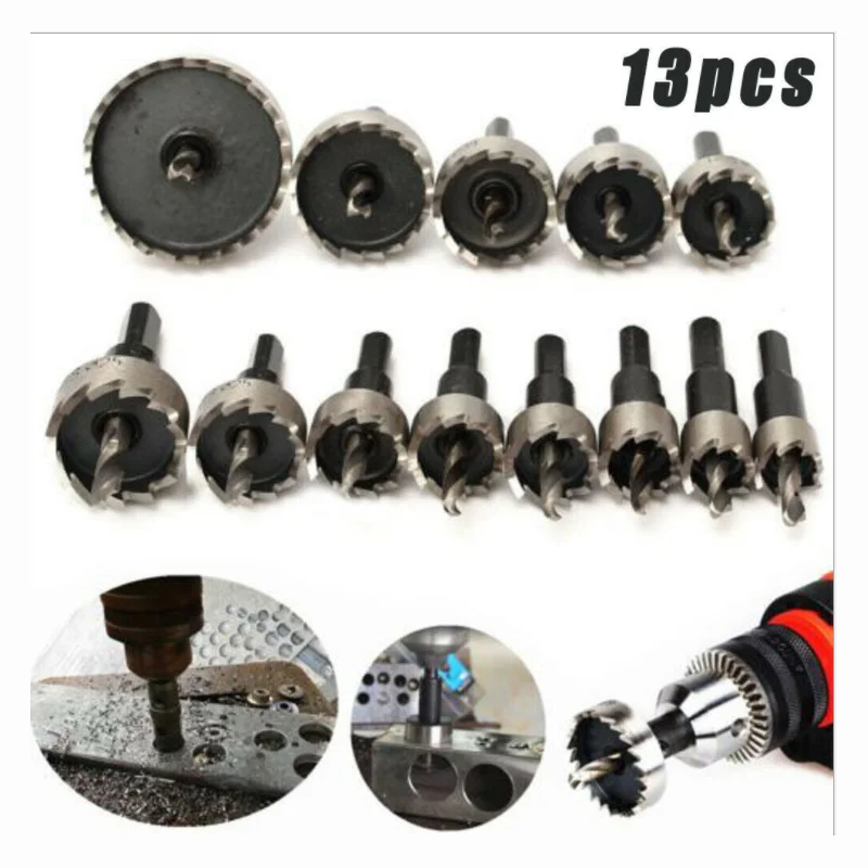 

Набор корончатых Сверл из быстрорежущей стали, 15-50 мм