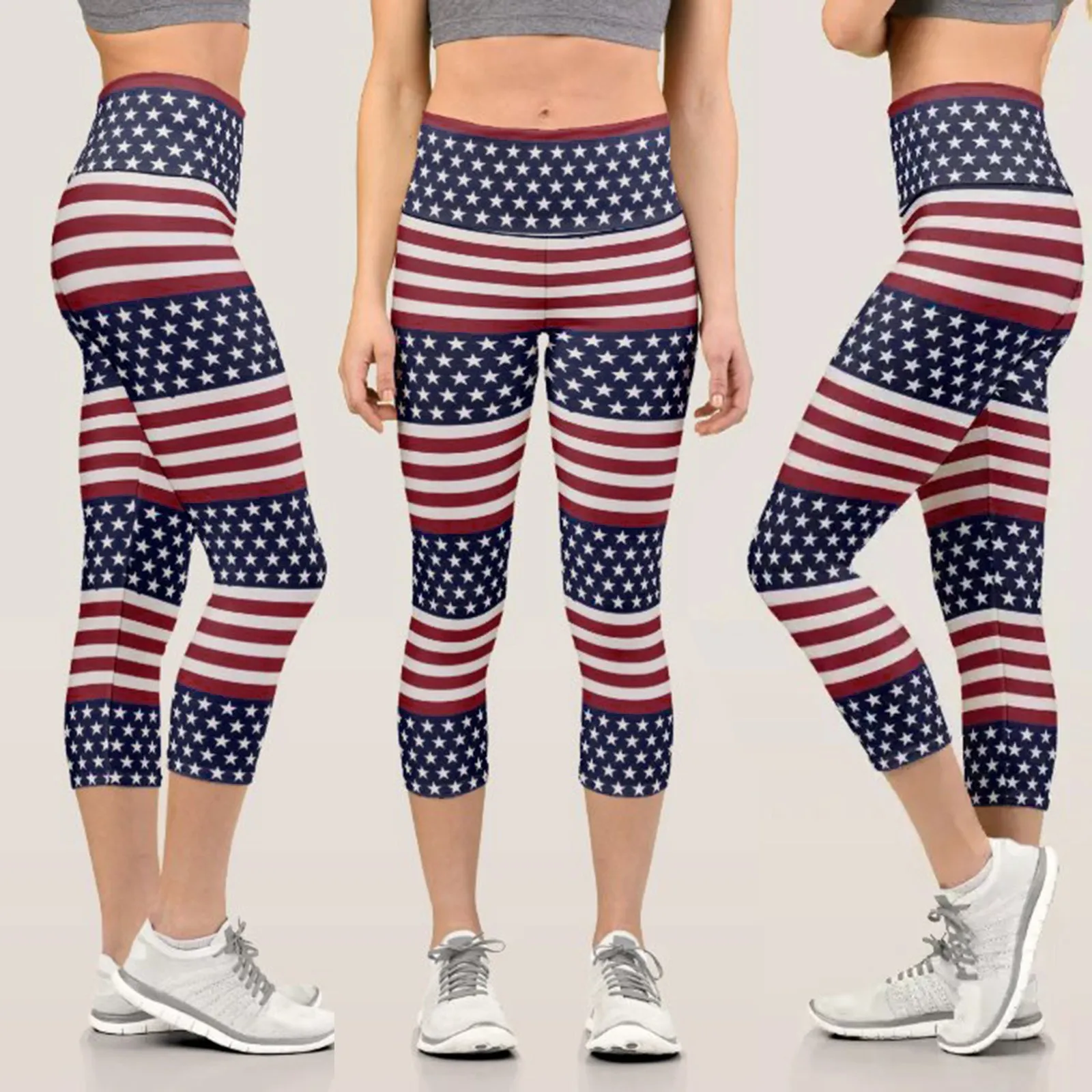

Maternity Yoga Pants with Pockets For Yoga Flag Patriotic Running Pants Loose Yoga Pants with Pockets for Women Petite