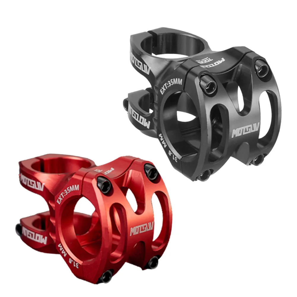 

Bicycle Handlebar Stem Mtb Power Short 35mm Aluminum Alloy Hollow Bar Stem Riser 31.8 Pipe Cycling Stem Riser Table Bicicleta