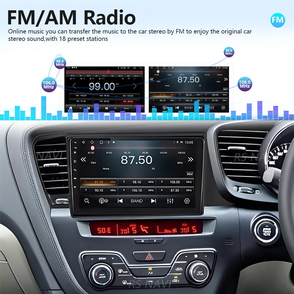 Автомагнитола Android 16 с Carplay и DSP для Kia Optima 3 K5 TF T 2010-2015 (праворульные модели), GPS-стереосистема 2DIN, головное устройство (art.: 3920daecf3ed3) - 3920daecf3ed3