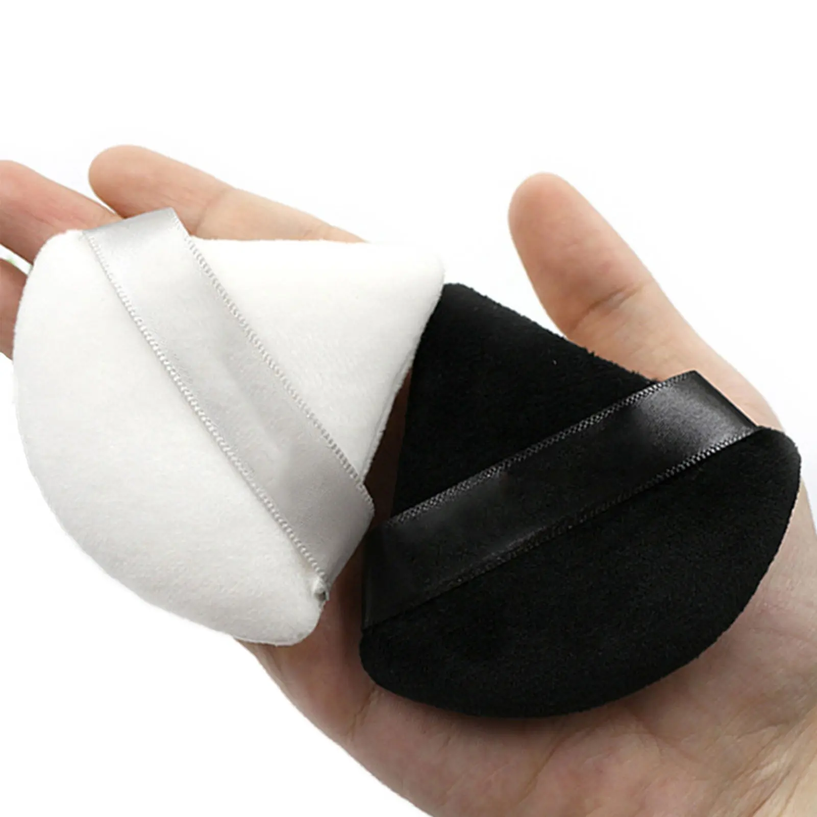 

10Pcs Triangle Powder Puff Flours Mini Face Makeup Sponge Cosmetics Soft Cotton Face Powder Puff Washable Lightweight