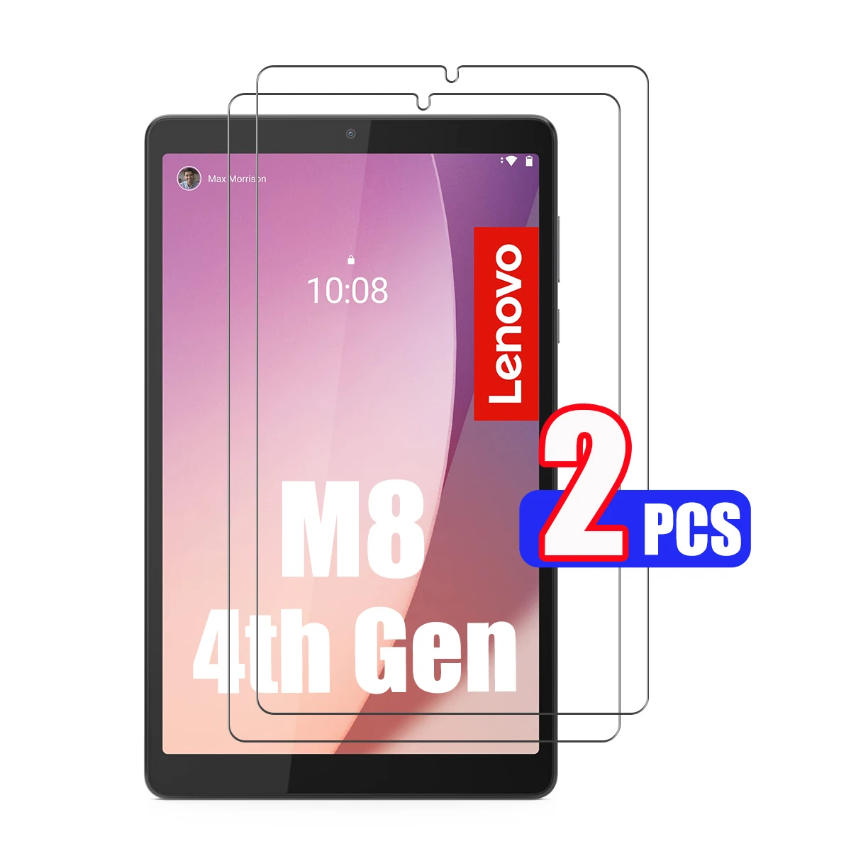 

Закаленное стекло для Lenovo Tab M8 (4-го поколения), 2 шт./упаковка