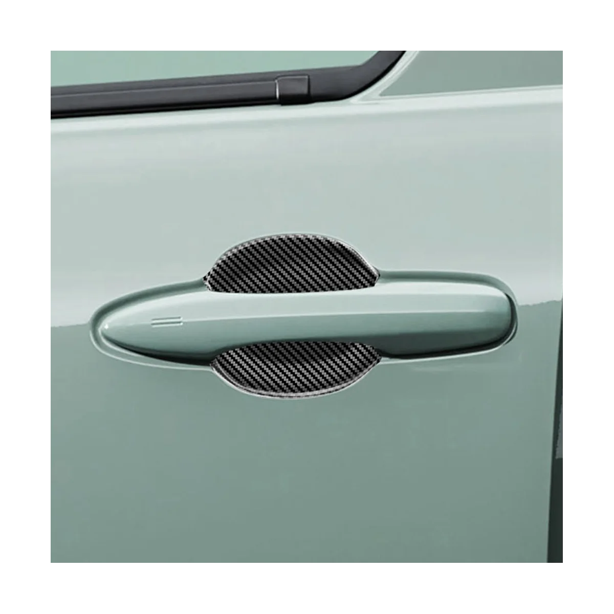 Автомобильная карбоновая дверная ручка крышка чаши отделка полости вставка