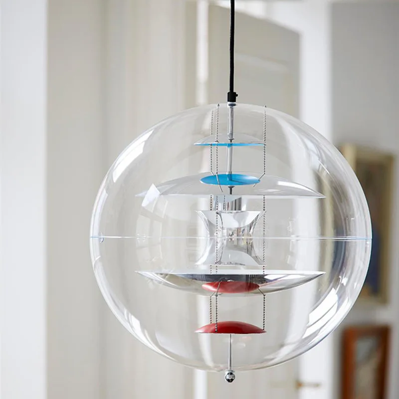 

Danish VP Globe Lamp Ball Nordic Bar Living Room Restaurant and Cafe Milk Tea Shop Designer Chandelier
