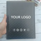 50 шт., Пользовательский логотип Фольга с воздушно-пузырчатой плёнкой внутри из крафт-бумаги для упаковки проложенного почтовика доставка сумки Почтовые Конверты пузырь с изготовленным на заказ логосом