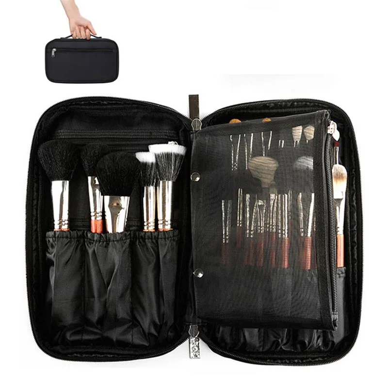 

Professional Cosmetic Bag Beauty Case Toiletry Brush Organizer Neceser Multi Functional Makeup Bag for Travel Dropshipping