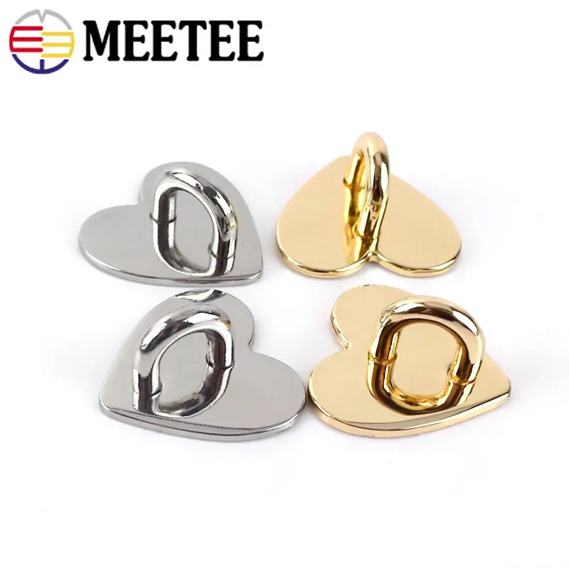 

5/10/20Pcs Metal Heart Side Clip Buckles 25mm D Ring Arch Bridge Clasps Bag Connetor Hanger Hook Luggag DIY Hardware Accessories