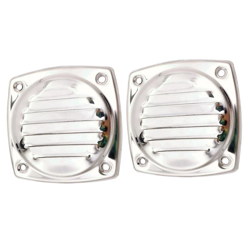 

2X Marine Stainless Steel 304 Thru Vent Stamped Vent For Yacht Boat Marine Accessory Hardware,Small