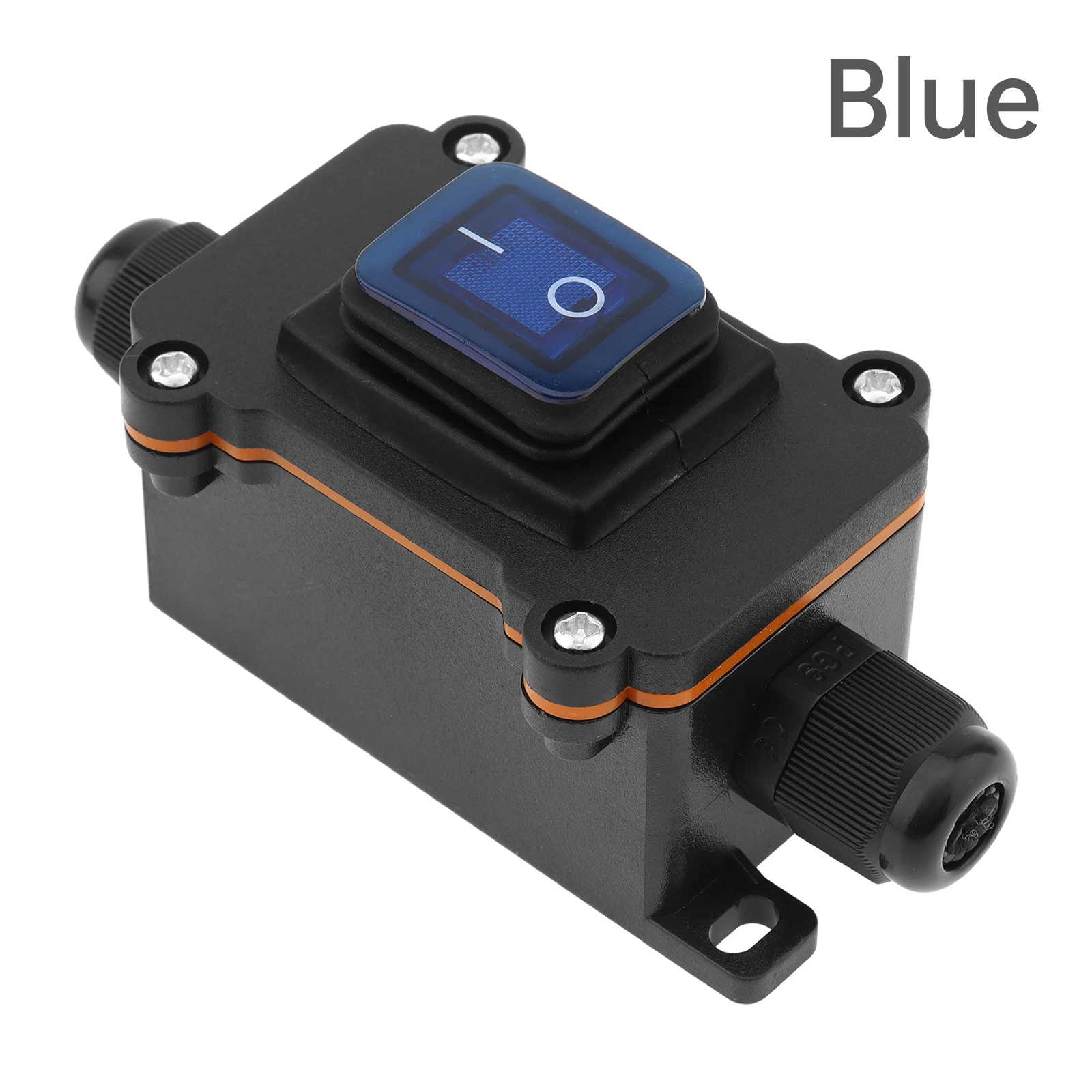 

Водонепроницаемый пластиковый переключатель 4 контакта 220В