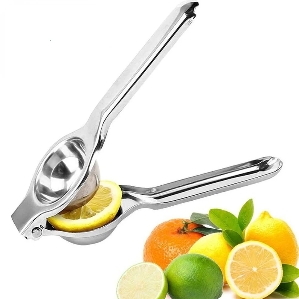 

Stainless Steel Lemon Squeezer Hand Manual Juicer Kitchen Tools for Lime Lemon Orange Fruits Juicer Lemon Press Citrus Squeezer