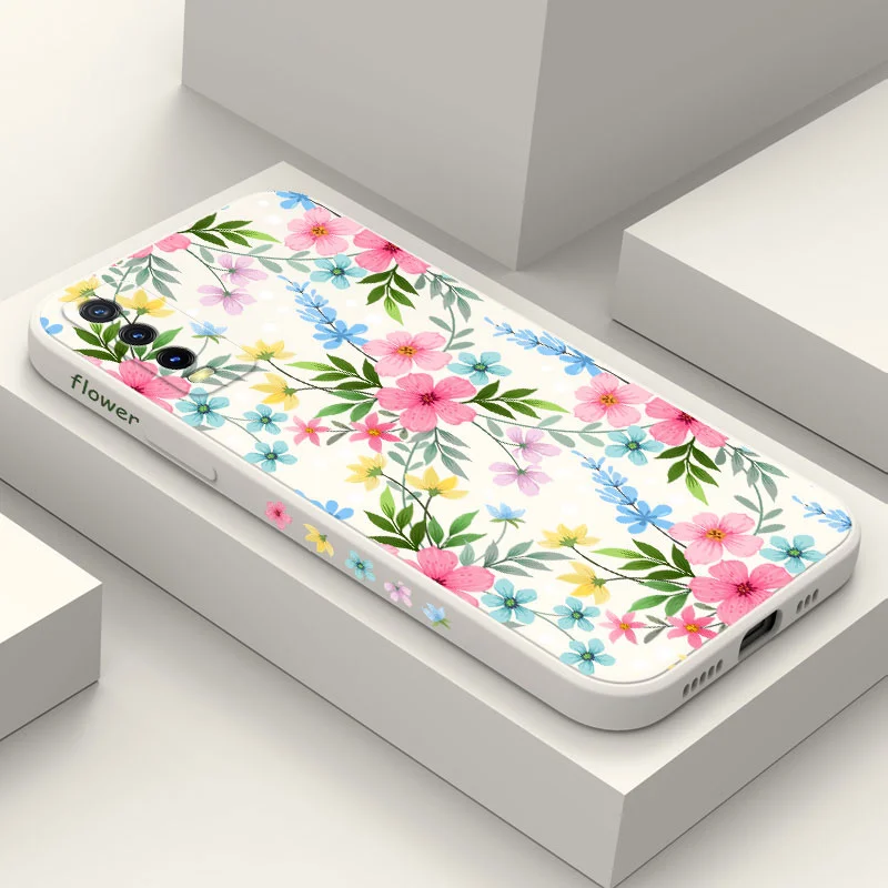 

Floating Flowers Case For VIVO Y20 Y12 Y22 Y02 Y76 Y30 Y50 Y33 Y35 Y76 Y95 S V27 V27E V25 V25E V23 V23E V21 V20 S1 Pro 4G 5G