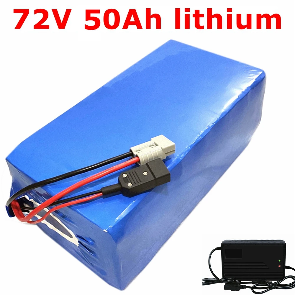 

MLG high capacity e-scooter Li-ion battery Pack 72V 50Ah lithium battery pack with BMS for ebike/ tricycle + 84V 5A charger.