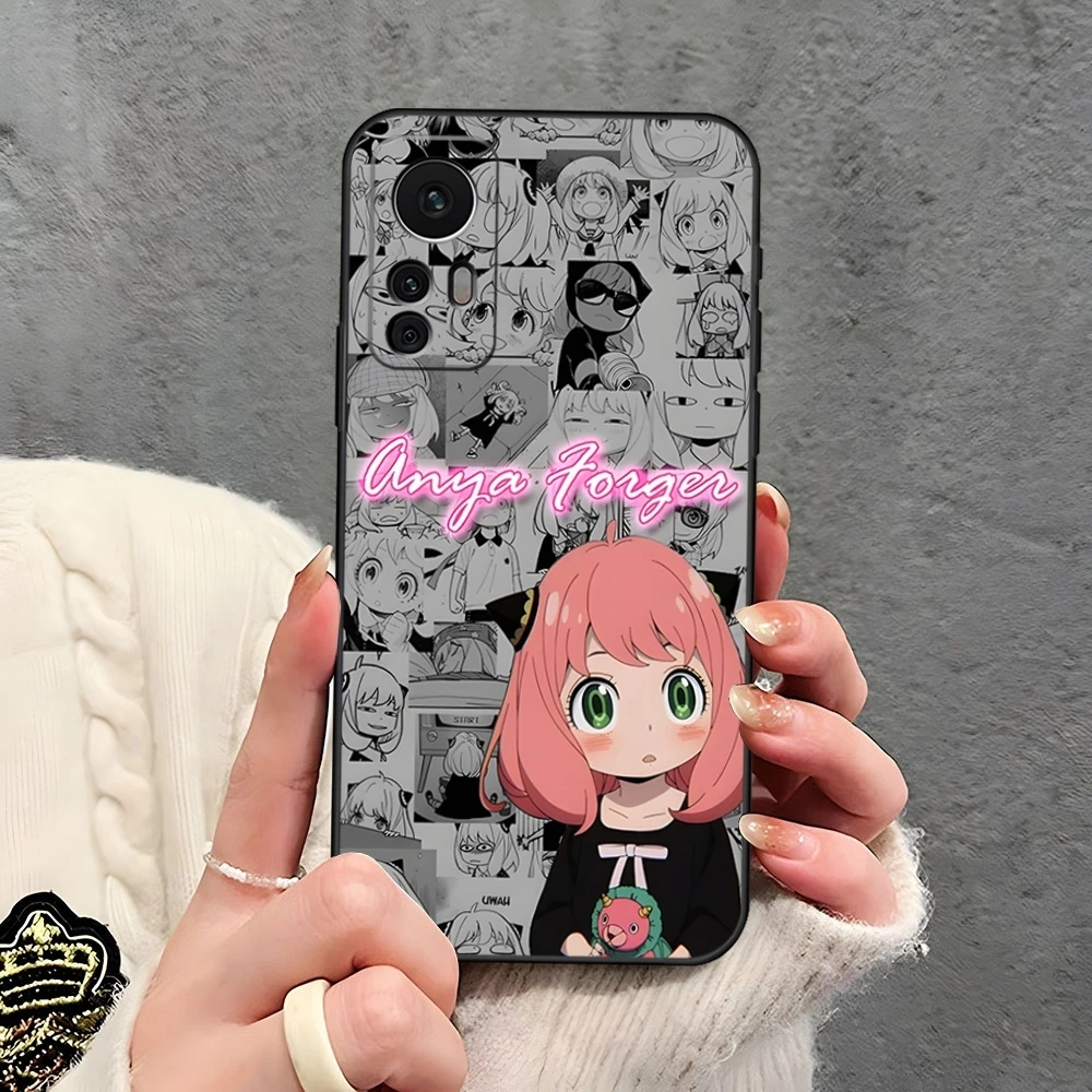 Фото Чехол для телефона Spy X Family Anya Forgers для Xiaomi 13 12 11T Lite Ultra Redmi Note 13 12 10 Pro POCO F4 F5 X5 Pro, задняя крышка №3