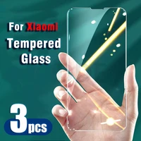 3pcs tempered glass for xiaomi mi 10 11 11t 10t pro a2 a3 lite 8 9 se screen protector for mi play mix 3 protective glass film