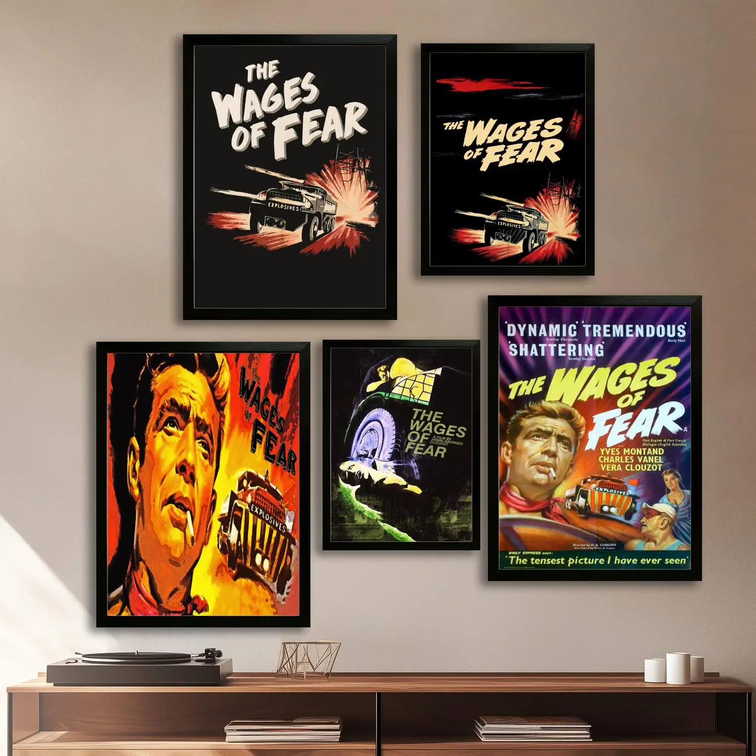 Художественный постер на холсте The Wages of Fear настенная художественная картина с