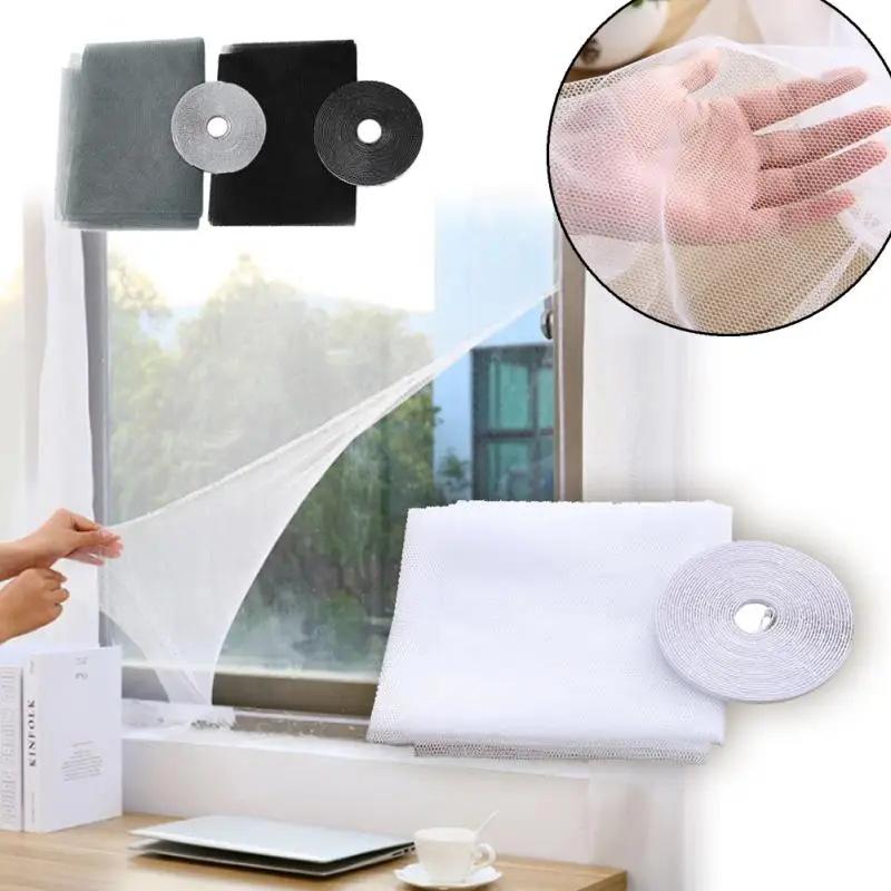 

Window Screen Anti-Mosquito Household Self-Adhesive Screens Window Invisible Encryption Window Shades Polyester Home Textile