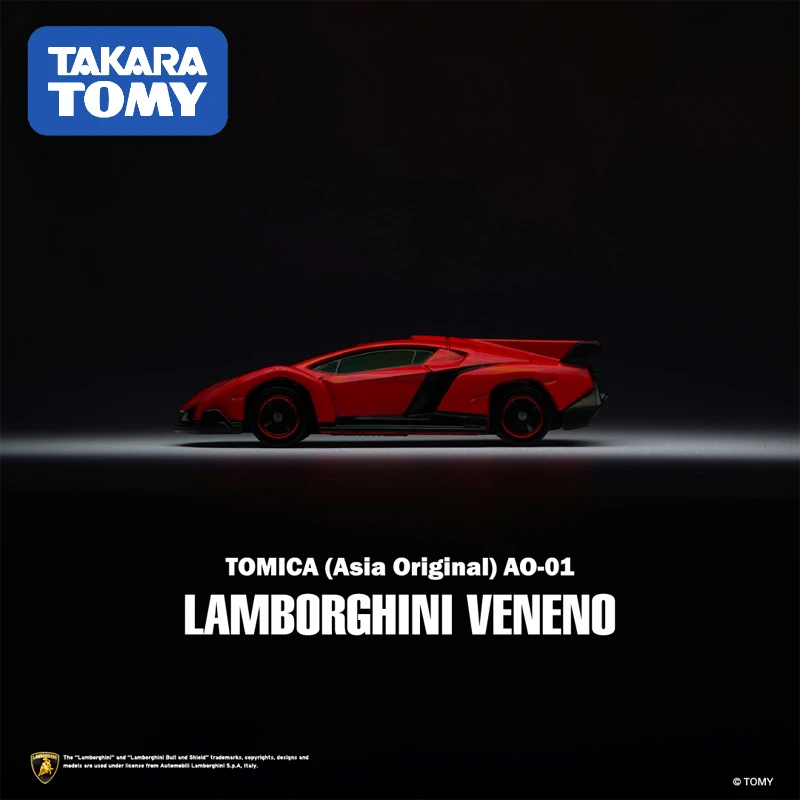 TAKARA TOMY Tomica Premium AO-01 Lamborghini Poison Sports Car 1/67 Mini Gt литая под давлением модель автомобиля