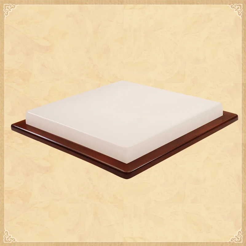 Лампа в китайском стиле новинка квадратные лампы из твердой древесины для