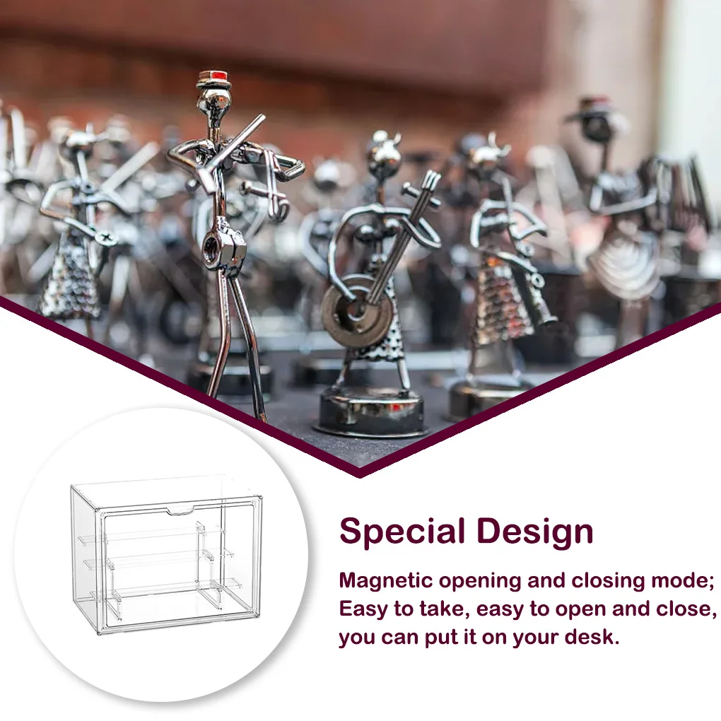 

Прозрачная искусственная ручная работа, игрушка для кукол, модели, фигурки, коробки для хранения, ручная работа для витрины шкафа