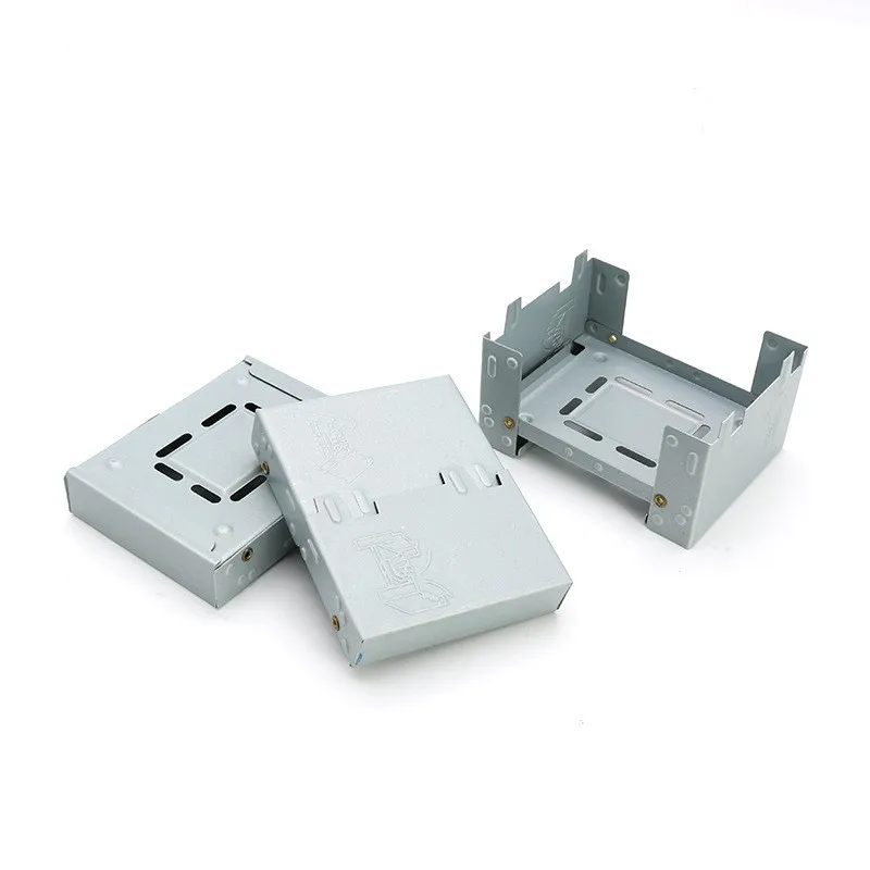 

10*8cm Outdoor Alcohol Stove Mini Foldable Solid Fuel Wax Stove Portable Camping Alcohol Burner Lightweight Picnic Alcohol Stove