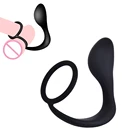 Силиконовая Анальная пробка 2 типа, массажер простаты, Мужской мастурбатор, клитор, Анальная пробка, кольцо для задержки эякуляции, секс-игрушки для мужчин