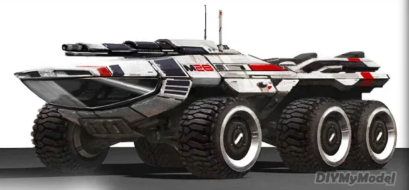 

Бумажная 3D модель для самостоятельной сборки DIYMyModeI Mass effect M35 MAKO