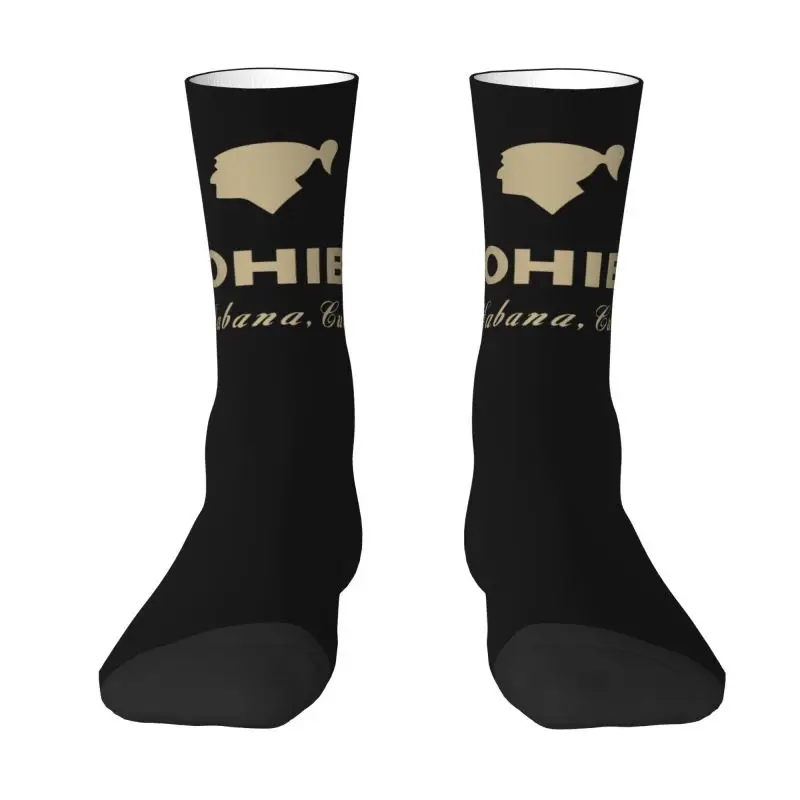 

Cute Cuban Cigars Cohiba Socks Men Women Warm 3D Print Sports Basketball Crew Socks