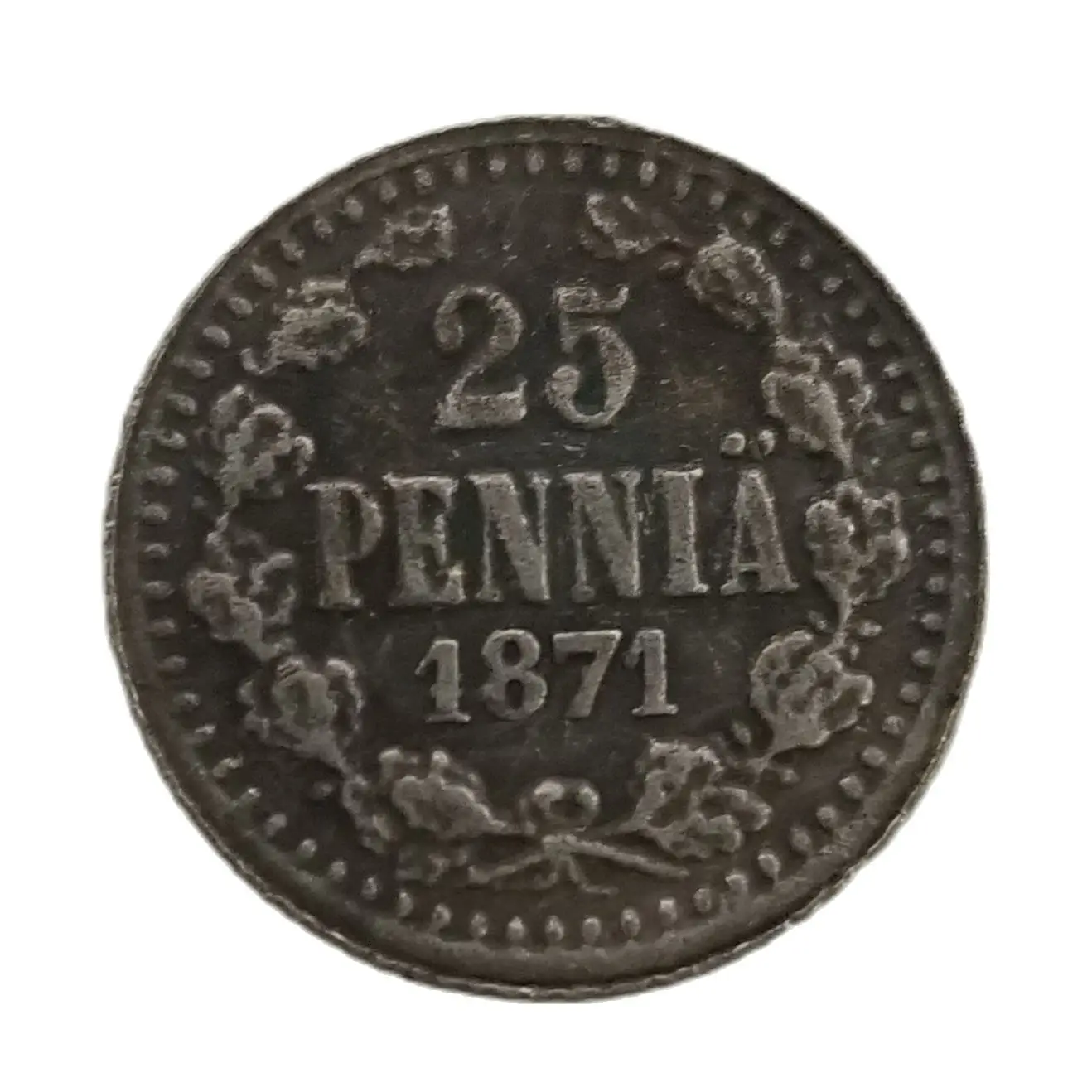 

Finland 1871 Year 25 Pennia Silver Plated Copy Coins Home Decor Coin Lucky Magic Collectibles Coins Christmas Gifts